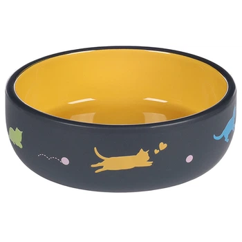 Миска для котов Flamingo Rani Round керамическая, 380мл (561274)