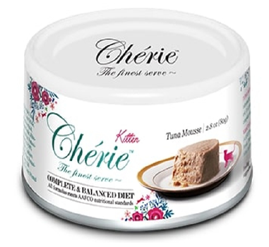 Консервований корм Cherie Complete & Balanced Tuna Мус з тунця для кошенят, 80 г
