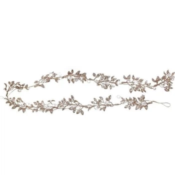 Гирлянда акриловая с листьями и бусинами Flora 120 см. 12875