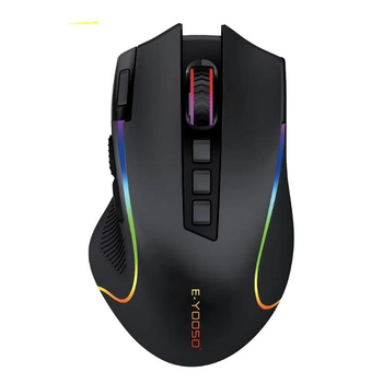 Беспроводная / проводная игровая мышь E-YOOSO X-11 USB 2.4G с 11 кнопками и 4000 DPI, черная (92340465)