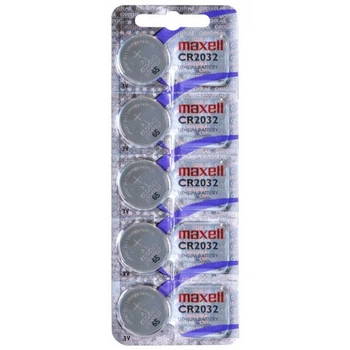 Батарейки CR2032 5 штук Maxell 3V