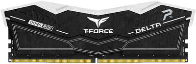 Pamięć RAM Team Group DDR5-6200 32768MB PC5-49600 (Kit of 2x16384) T-FORCE DELTA RGB Black (FF3D532G6200HC38ADC01)