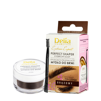 Мыло для укладки бровей Delia Eyebrow Expert Perfect Shaper Eyebrow Soap, Коричневый