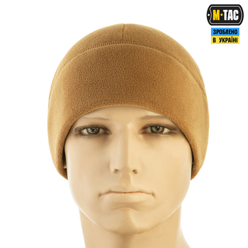 Шапка M-Tac Watch Cap Elite флис (320г/м2) with Slimtex Coyote Brown L