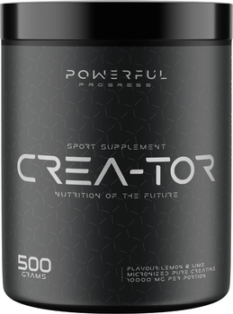 Креатин Powerful Progress Crea-Tor Micronized 500 г Лимон-Лайм (4824485996438)