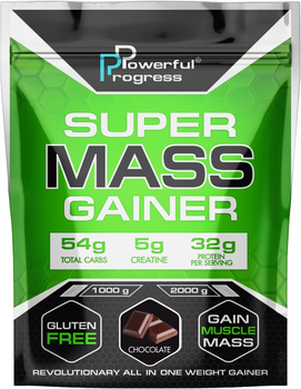 Гейнер Powerful Progress Super Mass Gainer 1000 г