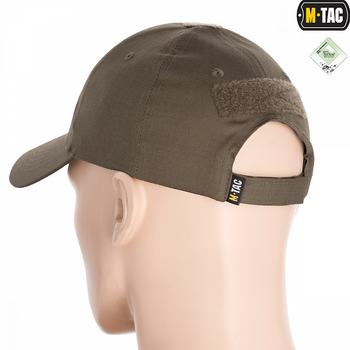 Бейсболка M-Tac с липучкой Flex рип-стоп Dark Olive S/M