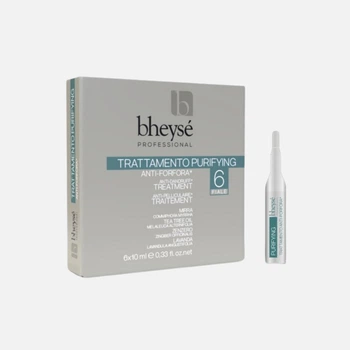 Лікувальні ампули проти лупи з комплексом активних інгредієнтів Bheysè Serum Purifying 6x10 мл