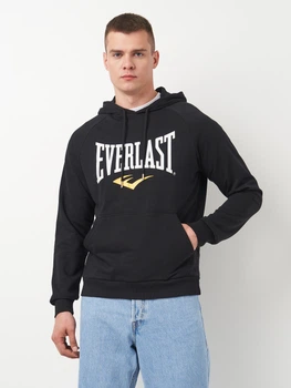 Худі чоловіче Everlast Cappuccio Felpa 37M297D80-2000 XL Чорне (8052995734868)