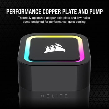СВО Corsair H60x ELITE, 120mm Radiator, Liquid CPU Cooler (CW-9060064-WW)