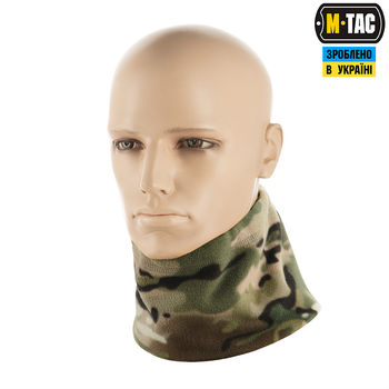 Шарф-труба M-Tac Elite короткий с затяжкой флис (320г/м2) Multicam S/M