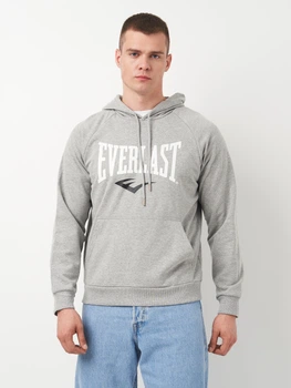 Худі чоловіче Everlast Cappuccio Felpa 37M297D80-M000 S Сіре (8052995734936)