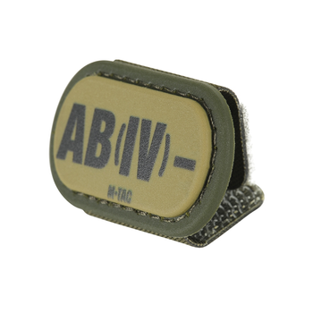 Molle M-Tac Patch группа крови AB (IV) - PVC Ranger Green