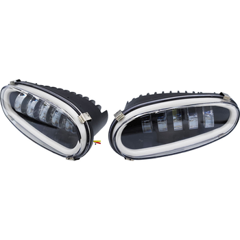 Противотуманные фары LED Daewoo Lanos, Sens Metal DRL 5000k 100w