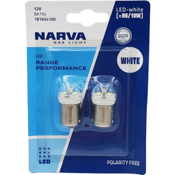 Світлодіодні лампи LED Narva Range Performance R5W/R10W 181654100 12v BA15s 6000k White