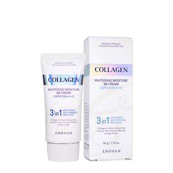 Сонцезахисний BB-крем Enough Collagen Whitening Moisture BB Cream SPF47 PA+++