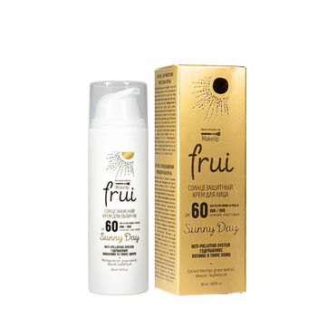Солнцезащитный крем для лица Frui SPF 60 Anti Pollution System водостойкий 50 мл