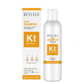 Шампунь для пошкодженого волосся Revuele Keratin+ з кератином, 200 мл