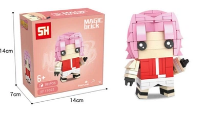 Фигурка конструктор Сакура Харуно (Sakura Haruno) из аниме Наруто / Naruto.