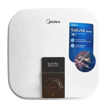 Бойлер Midea D10-20VI (U), 10 л, мокрий тен, монтаж під мийку