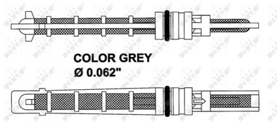 Розширювальний клапан кондиціонера NRF 38213 Audi A6, A4, A8, 100, 80 443271191A