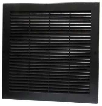 Вентиляційні грати Awenta TRU-6 CZ 200*200 чорні