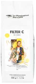 Кава в зернах Le Piantagioni del Caffe Filter C 500 г (8033959091128)