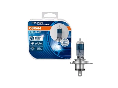 Лампа 12V H4 100/90W 5000K +50% Cool Blue Boost "Osram" (Box-2шт) (62193CBB-HCB)АКЦІЯ
