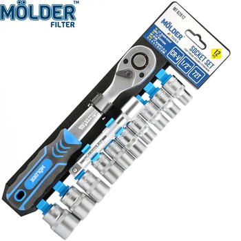 Набір інструментів 12од. 1/4" "Molder" (МТ64812)