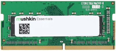 Оперативна пам'ять Mushkin SO-DIMM DDR4-3200 16384MB PC4-25600 (Kit of 2x8192) Essentials (MES4S320NF8GX2)