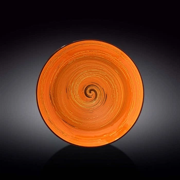 Тарілка глибока Wilmax Spiral Orange WL-669327/A (25.5см/350мл)