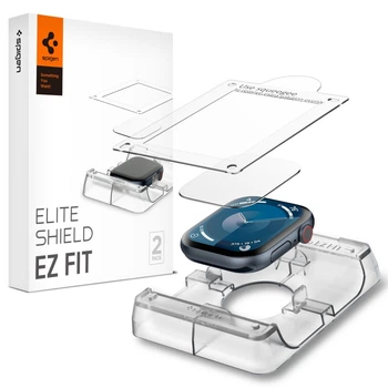 Защитная плёнка Spigen EliteShield EZ Fit 2-Pack для Apple Watch 10/11 46mm (AFL08579)