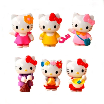 Набір фігурок The Coop Hello Kitty Onegai My Melody v5 6 шт 4 см Різнобарвний (26534)
