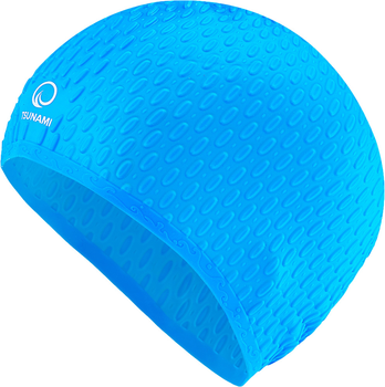 Шапочка для плавання TSUNAMI Texture Blue (P-5905973401906)
