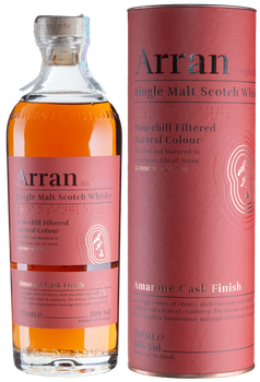 Виски Arran Amarone Cask 0.7 л 50% в тубусе (5060044481901)