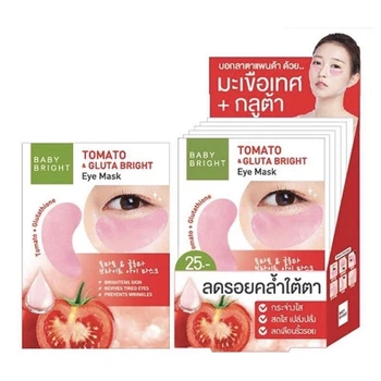 Осветляющие патчи под глаза Baby Bright Eye Mask c экстрактом томата упаковка 6 шт.