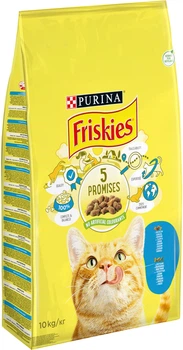Сухий корм Purina Friskies для котів з лососем та овочами 10 кг (5997204515469)