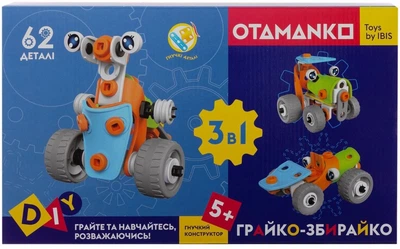 Гнучкий конструктор OTAMANKO Грайко-збирайко 3 в 1 62 деталі (5320179)