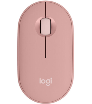 Миша бездротова Logitech Pebble Mouse 2 M350s Rose звичайна Рожевий (479778)