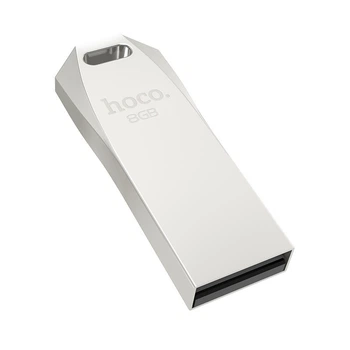 Флешка HOCO USB Flash Disk Intelligent High Speed Flash Drive UD4 (8GB, USB 2.0). Silver