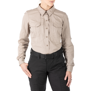 Рубашка тактическая женская 5.11 Tactical Women’s Stryke™ Long Sleeve Shirt L Khaki