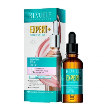 Сыворотка для лица разглаживающая Контроль Блеска Revuele Expert+, 25 мл