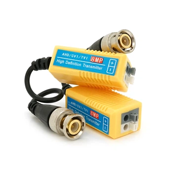 Пасивний приймач відеосигналу Voltronic 8MP AHD CVI TV CVBS до 300 м з пружинними затискачами