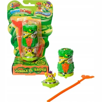 Набір ігрових фігурок Super Zings/Things Power Machines Battle Spinner Jungle Raider (PSTSBB16IN00)