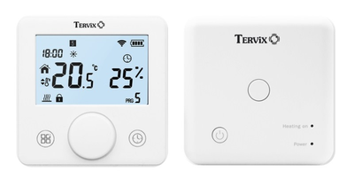 Беспроводной комнатный термостат WiFi Tervix Pro Line для газового/электрического котла (118331)