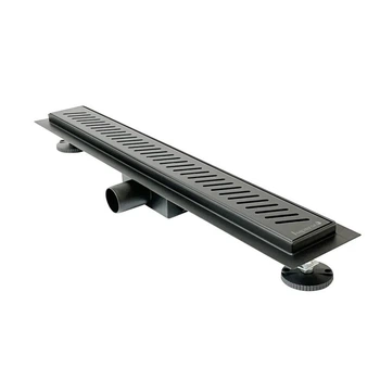 Трап линейный Imprese i-FLOW SS с нержавеющей стали черный 70 см d44700SB07