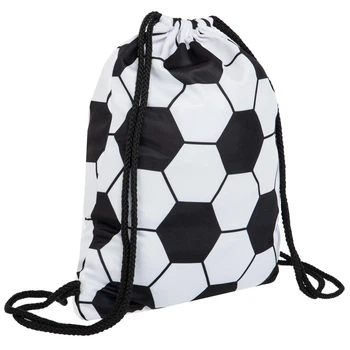 Рюкзак-мішок SP-Sport GA-5973 Futball 46х37 см 10 л Чорно-білий