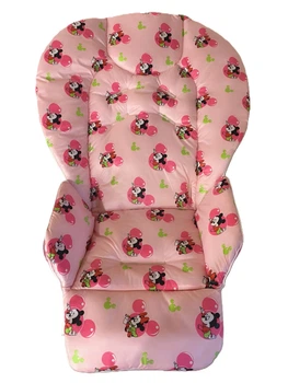 Чохол на стільчик для годування Chicco Polly 2 в 1 плащівка Мінні маус на рожевому DavLu (2in1000001)