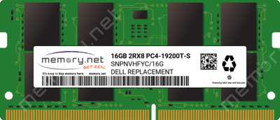 Pamięć RAM Dell SO-DIMM DDR4-2400 16384MB PC4-19200 2Rx8 (SNPNVHFYC/16G)