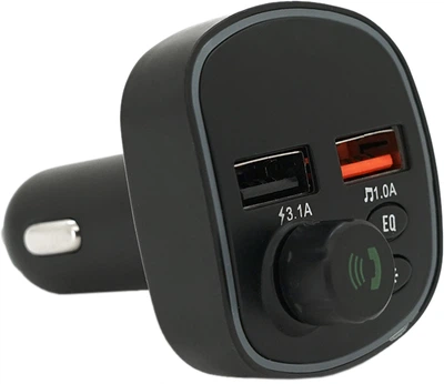 FM-модулятор Voltronic с эквалайзером 1.5 A FM USB TF (YT35588)